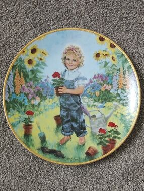 A Time To Plant 1989 Collectible Decorative Plate